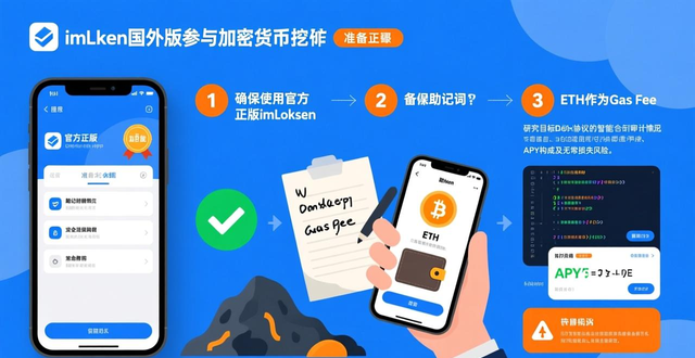 imToken质押流动性挖矿准备_如何通过imToken国外版参与加密货币的挖矿？_imToken参与加密货币挖矿风险