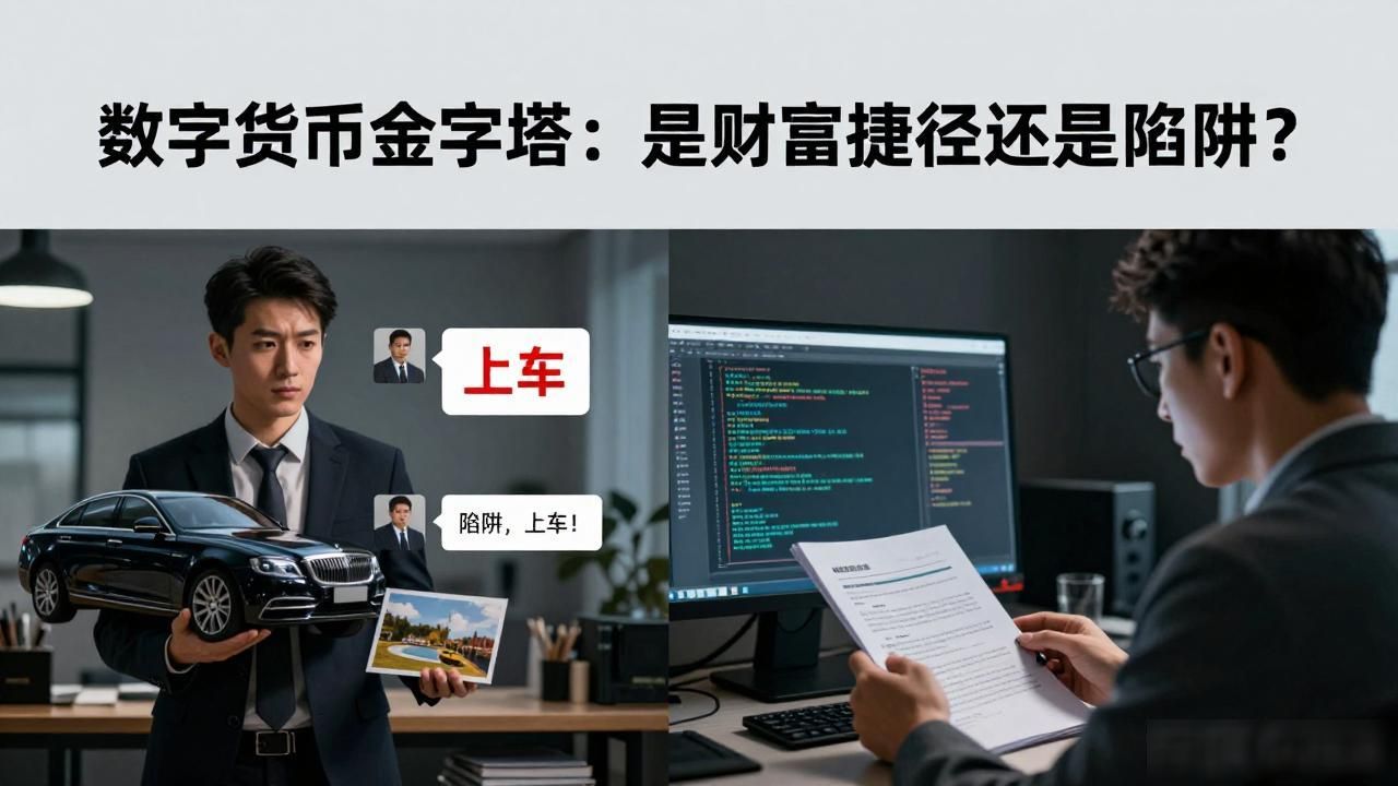 数字货币庞氏骗局_数字货币金字塔结构_数字货币金字塔
