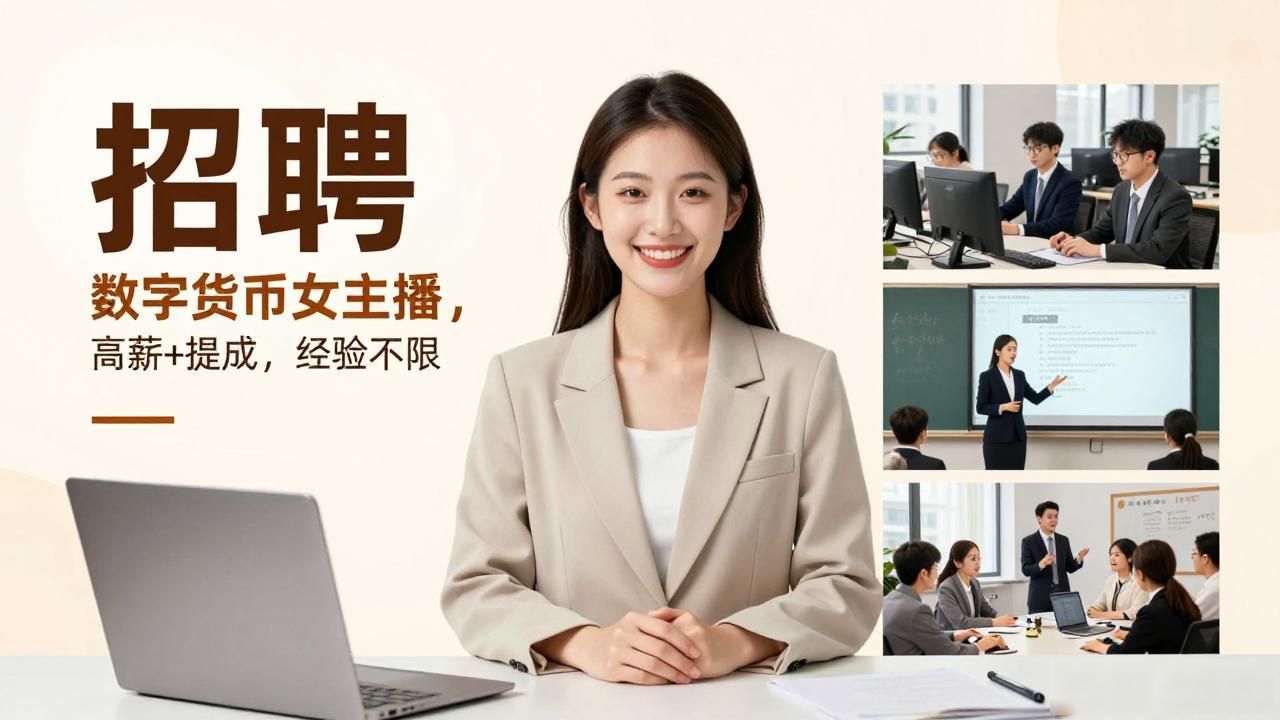 直播行业推广阵地_数字货币女主播招聘_招聘数字货币女主播