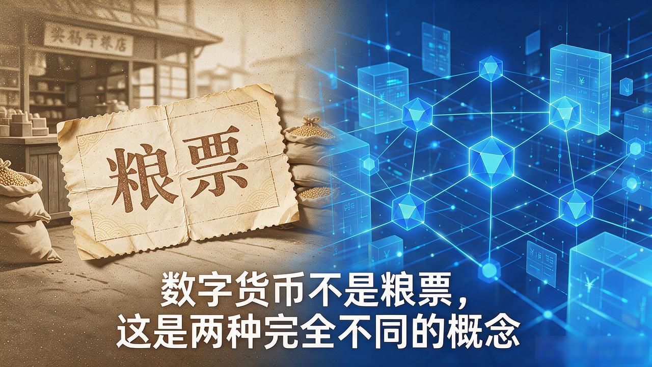 数字货币价值锚定国家信用_数字人民币与粮票区别_数字货币是粮票吗