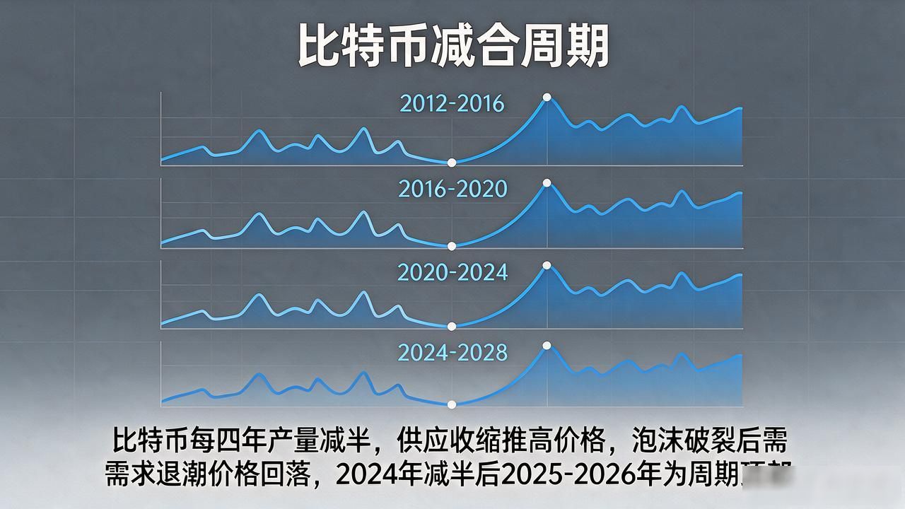 数字货币4年一个周期_比特币周期规律与减半效应分析_牛熊转换顶部逃顶策略