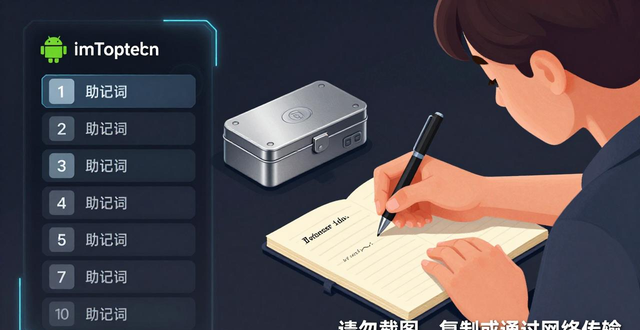 imToken钱包备份流程_如何在imtoken安卓版中设置安全备份？_助记词安全存储方法