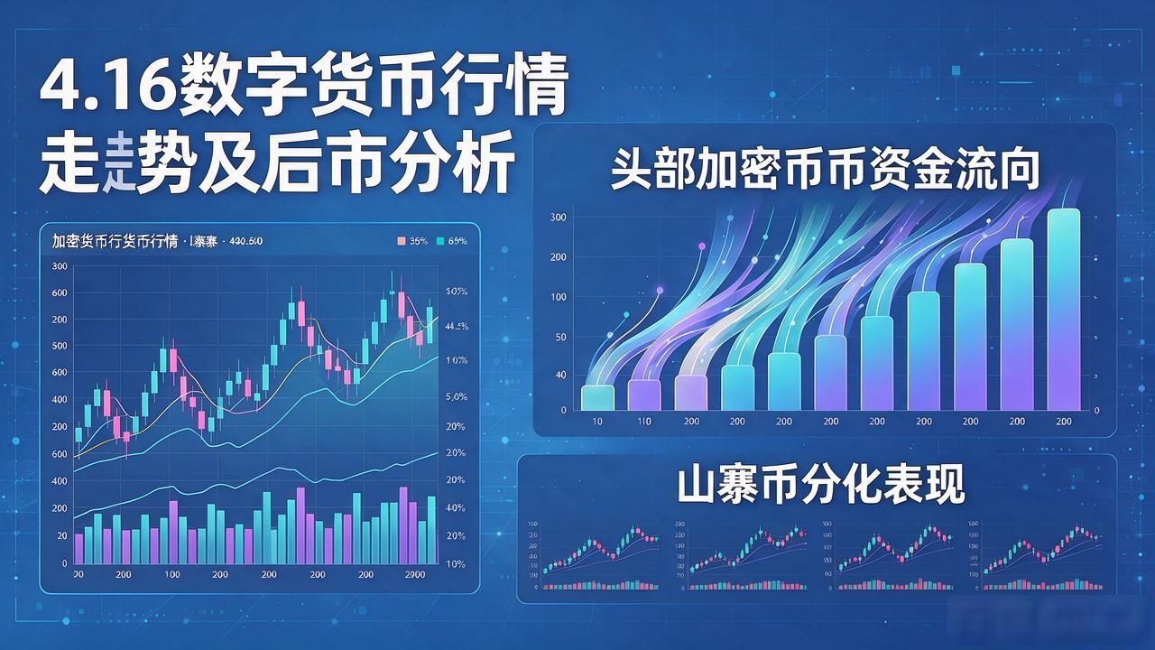 2026年4月比特币突破关键压力位走势_4.16数字货币_2026年4月16日全球数字货币行情动态