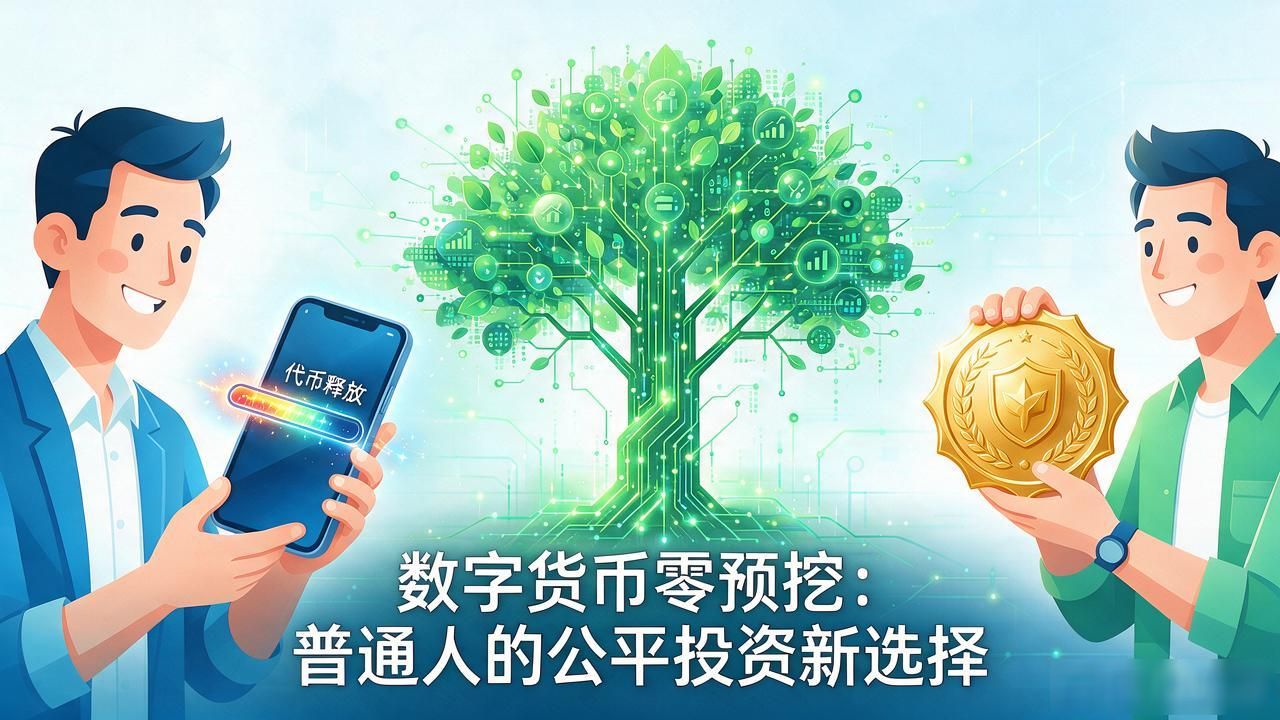 零预挖机制_数字货币零预挖_代币社区共识渐进式释放