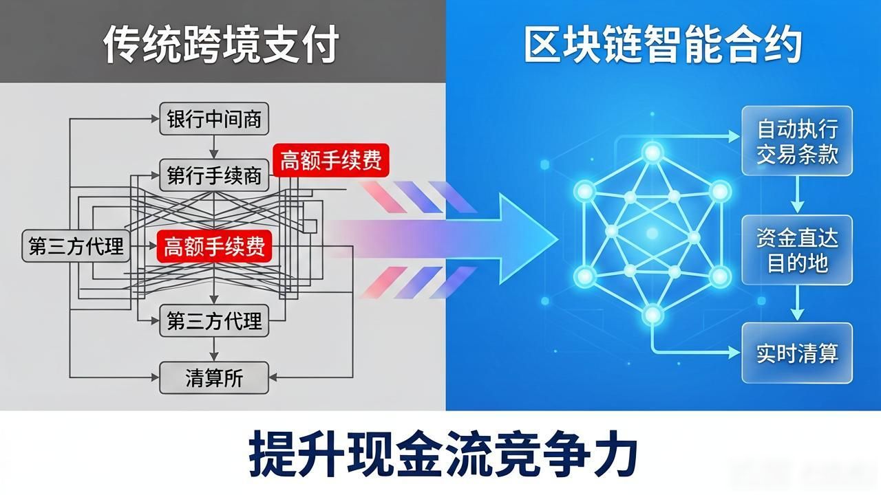 中小企业区块链供应链管理_区块链智能合约跨境支付_区块链数据驱动