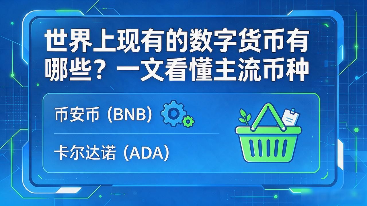 世界上现有的数字货币_数字货币生态核心币种 稳定币连接传统金融加密世界 平台币实用代币区块链落地应用