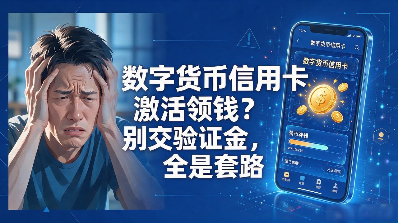 数字货币信用卡激活补贴骗局_央行数字货币信用卡骗局识别_数字货币信用卡激活钱