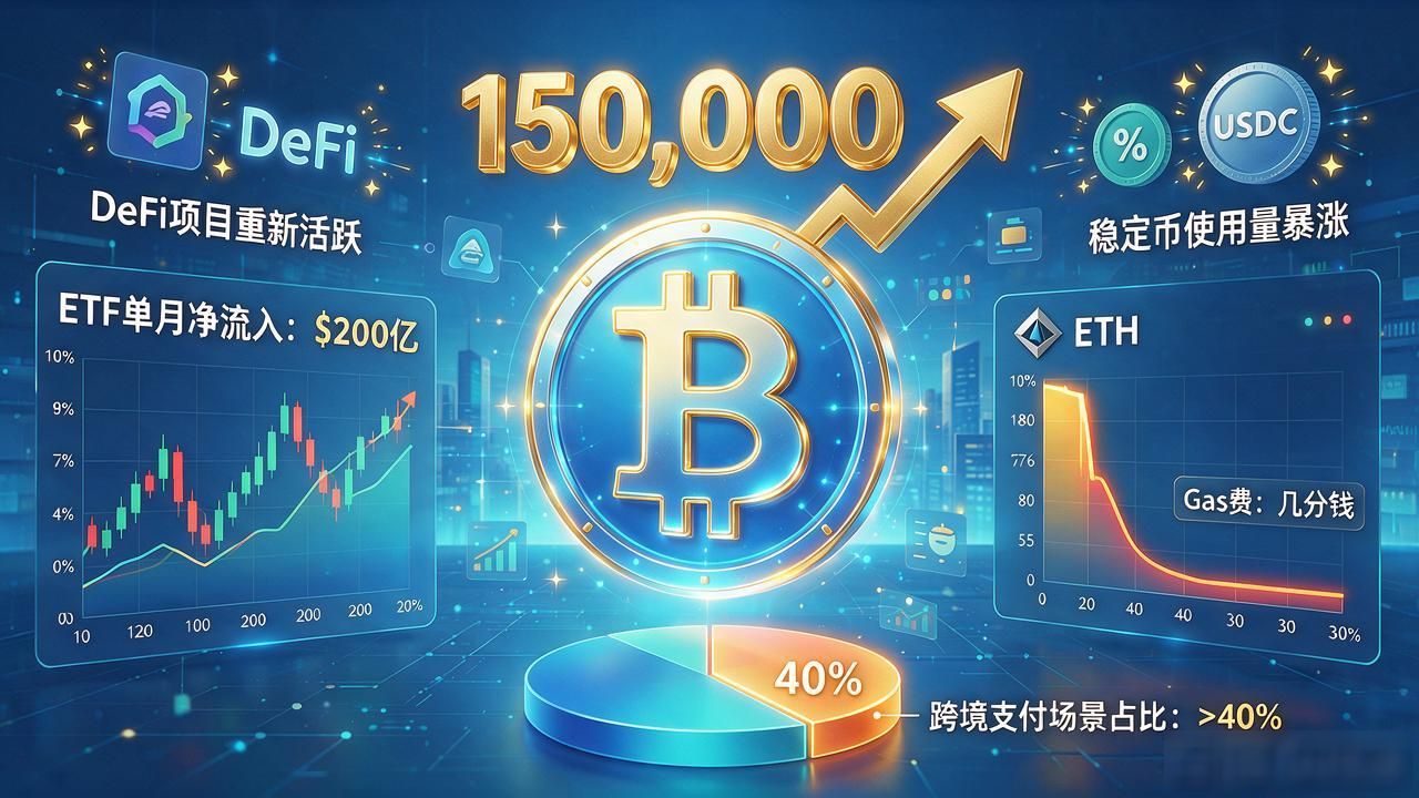 比特币突破15万美元现货ETF净流入超200亿美元_2026年数字人民币覆盖省份及日均交易笔数_数字货币进展最新消息
