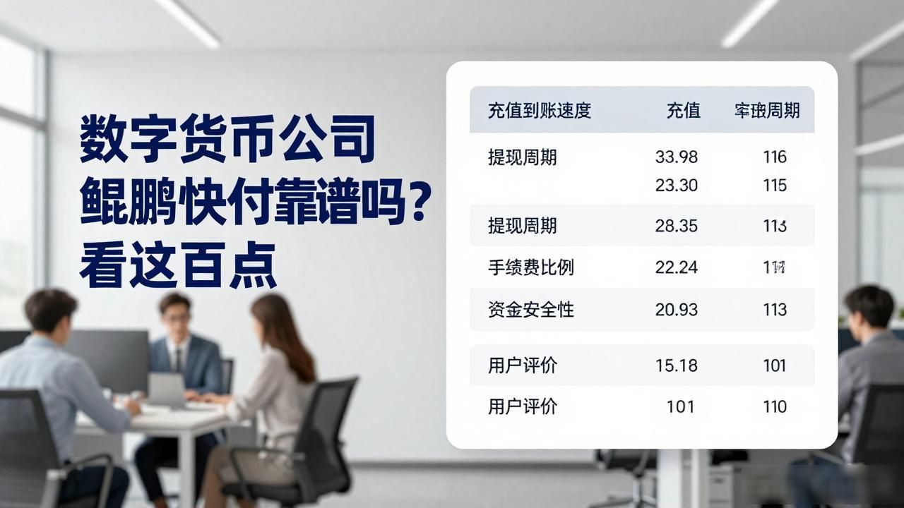 考察数字货币支付服务商合规性_数字货币公司鲲鹏快付如何辨别_数字货币公司鲲鹏快付