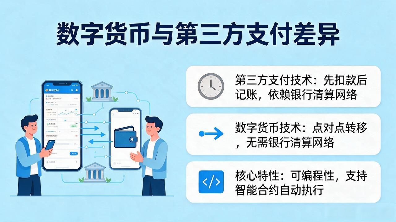 数字人民币与支付宝区别_数字货币与微信支付宝_微信支付与数字货币差异