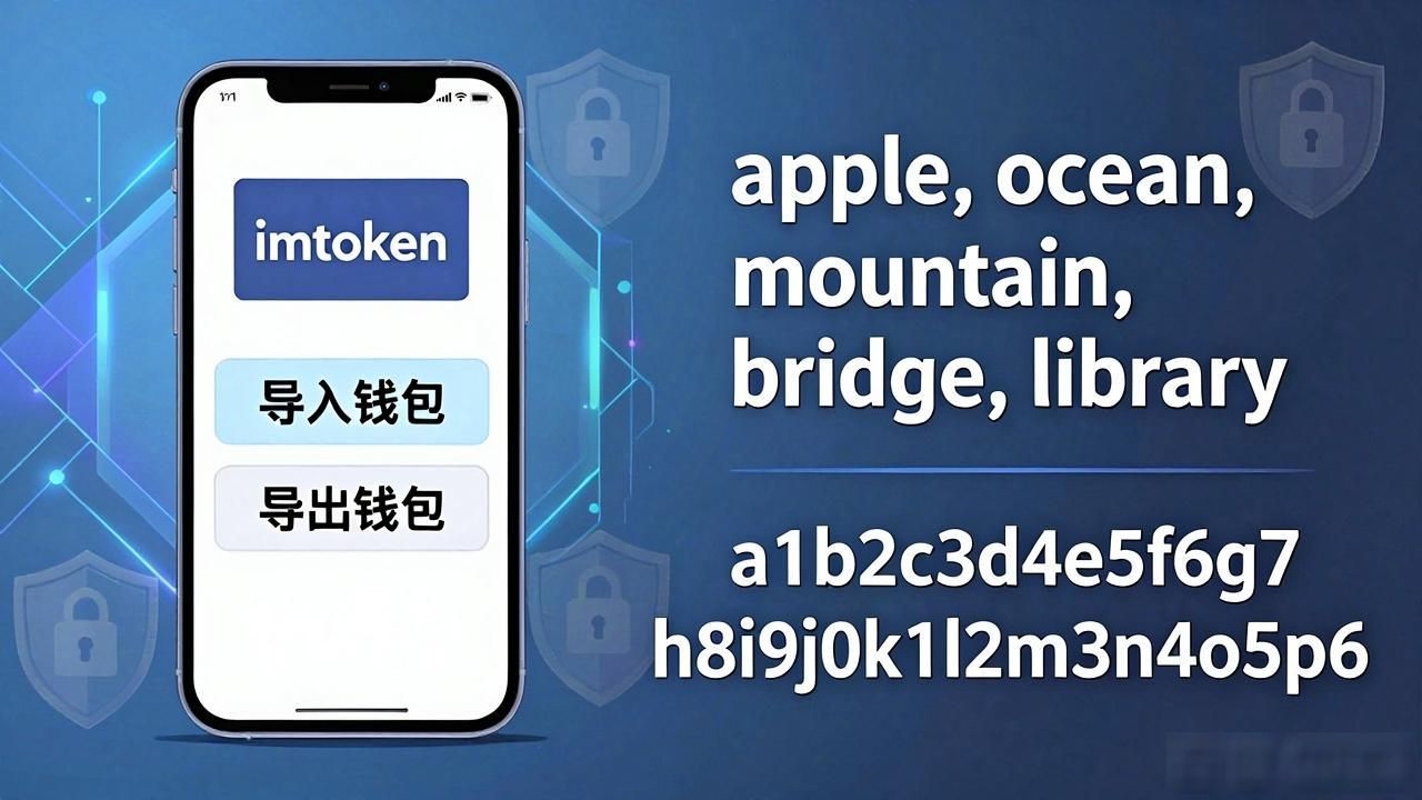 imtoken钱包导入导出_imtoken钱包导入导出流程_imtoken助记词私钥备份攻略