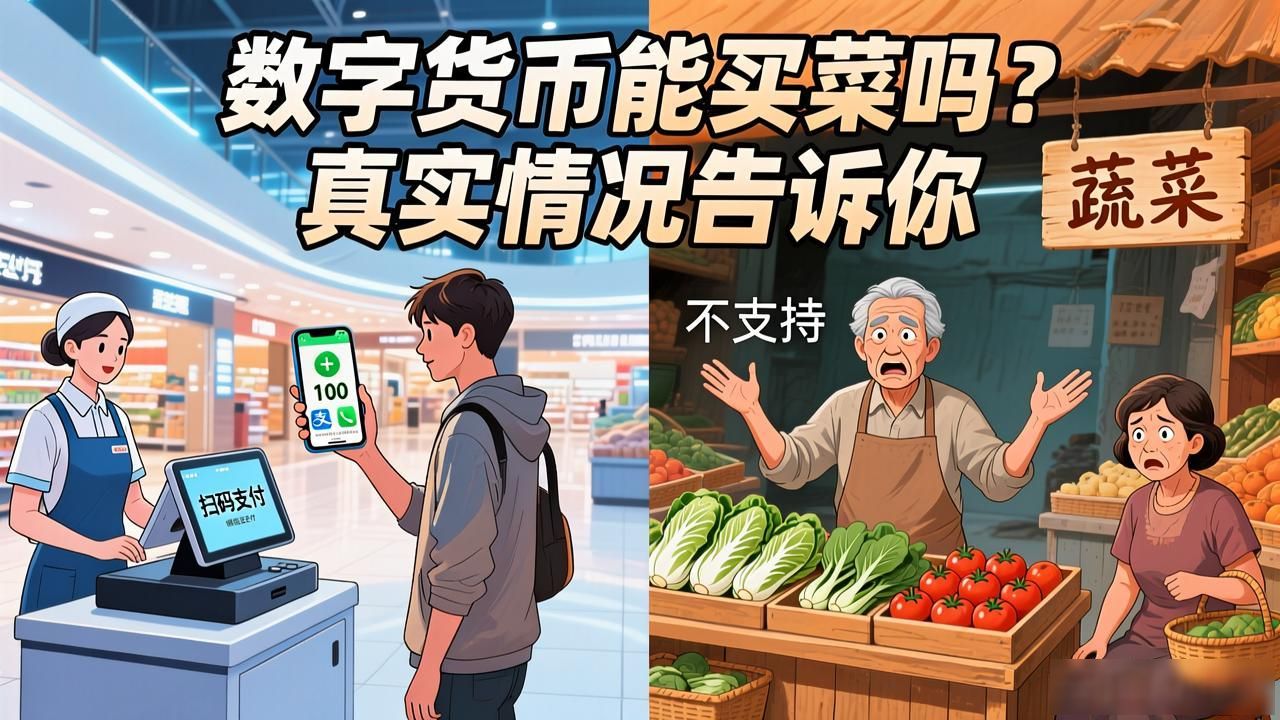 数字货币能买菜吗_数字货币买菜_数字货币普及度