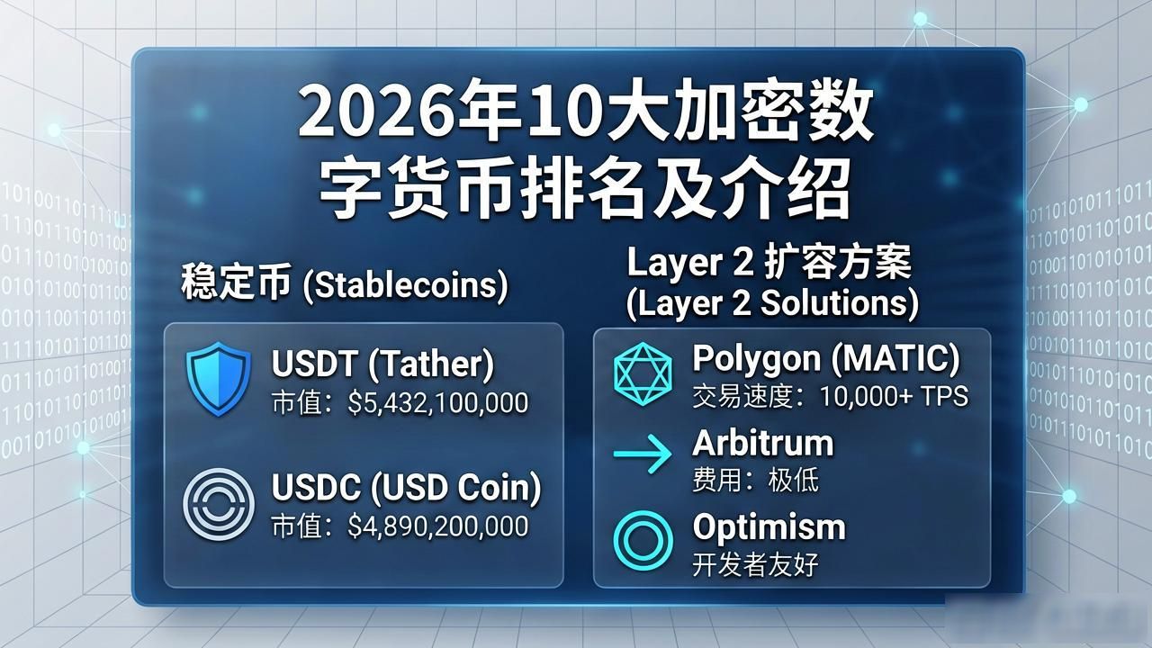10大加密数字货币_加密货币主流币种特点定位_比特币以太坊核心价值