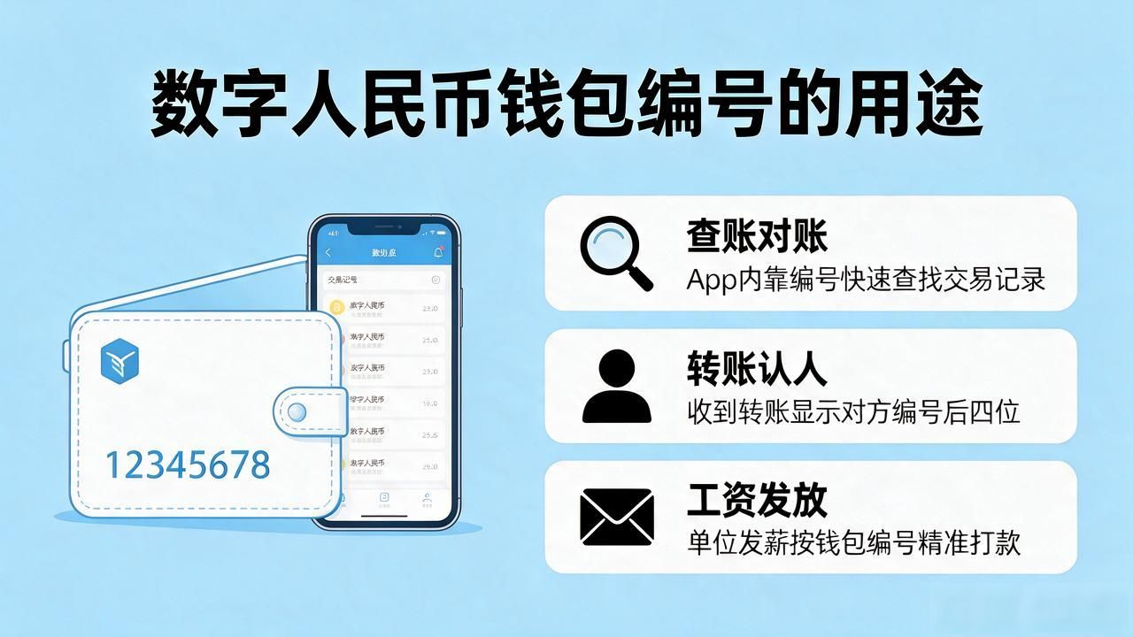 数字人民币钱包编号_数字货币有编号嘛_数字人民币App查看钱包编号