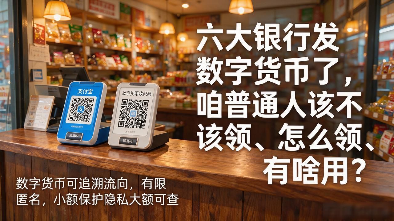 数字人民币与银行卡区别_六大银行发数字货币_数字人民币如何使用
