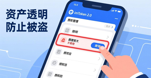 imToken 2.0 资产看板 多链资产聚合_imToken 2.0 授权管理功能 防止资金被盗_如何通过imToken最新版2.0提高资金透明性?