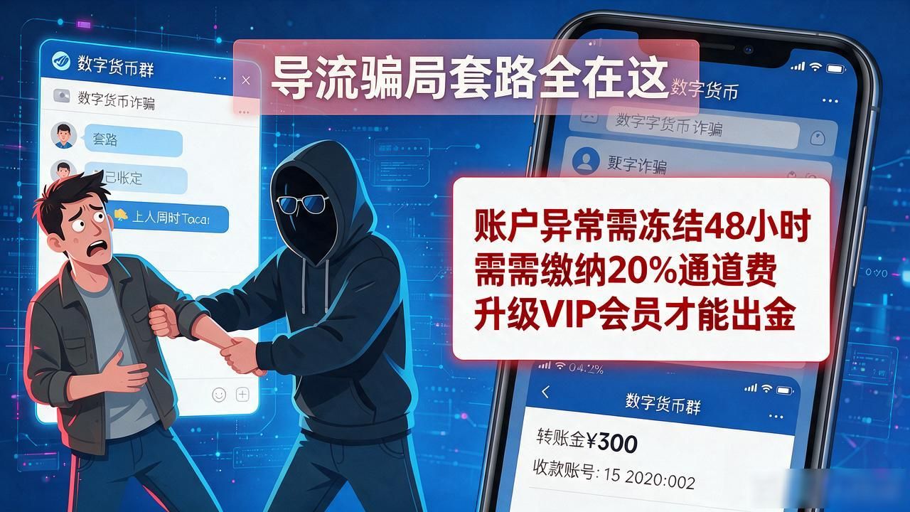 数字货币导流骗局_数字货币导流骗局_老师带单稳赚不赔识别