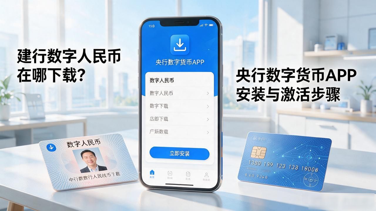 数字人民币下载流程_建行数字人民币APP使用_央行建行数字货币下载