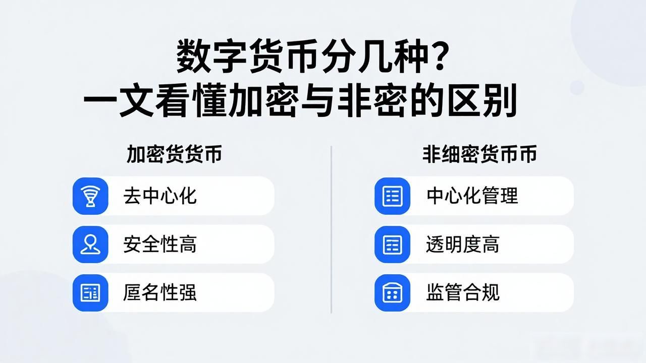 加密数字货币与非加密数字货币的区别_数字货币分为加密_加密数字货币的特点与风险