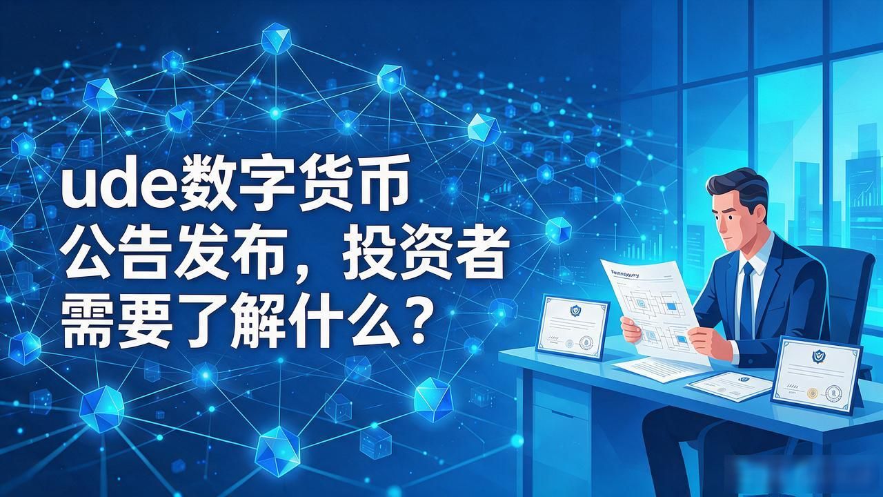 数字货币项目公告解读_ude数字货币公告_UDE项目公告分析