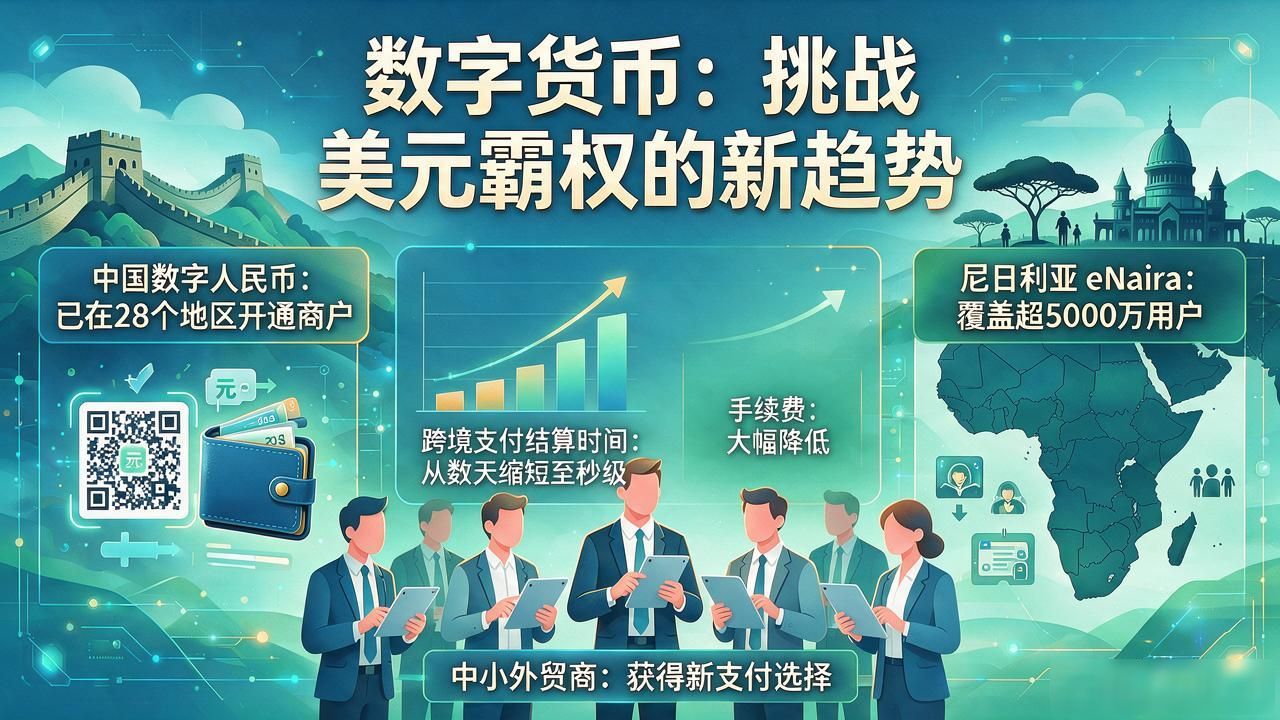 央行数字货币发展速度_全球贸易美元占比下降_美元终结篇数字货币