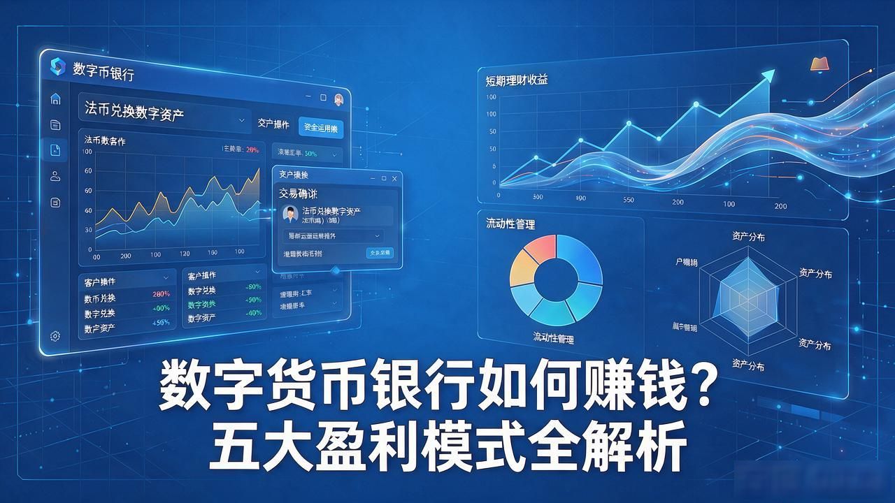 数字货币银行手续费收入模式_数字货币银行怎么賺钱_数字货币银行存款利差运作
